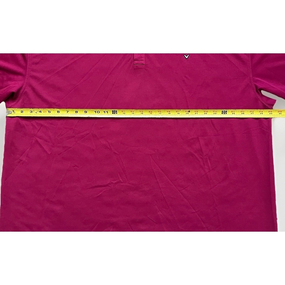 Callaway Golf Polo Opti Dri Dark Purple/red Short Sleeve Shirt Mens 3XL - Picture 5 of 8